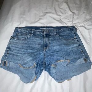 Light Blue Jean Short